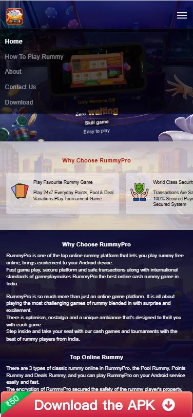 Rummy Pro App